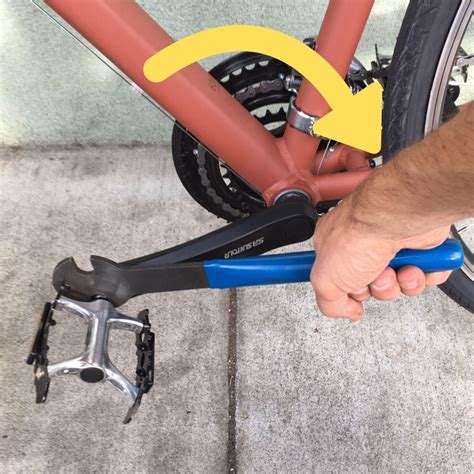 Left Bike Pedal Removal